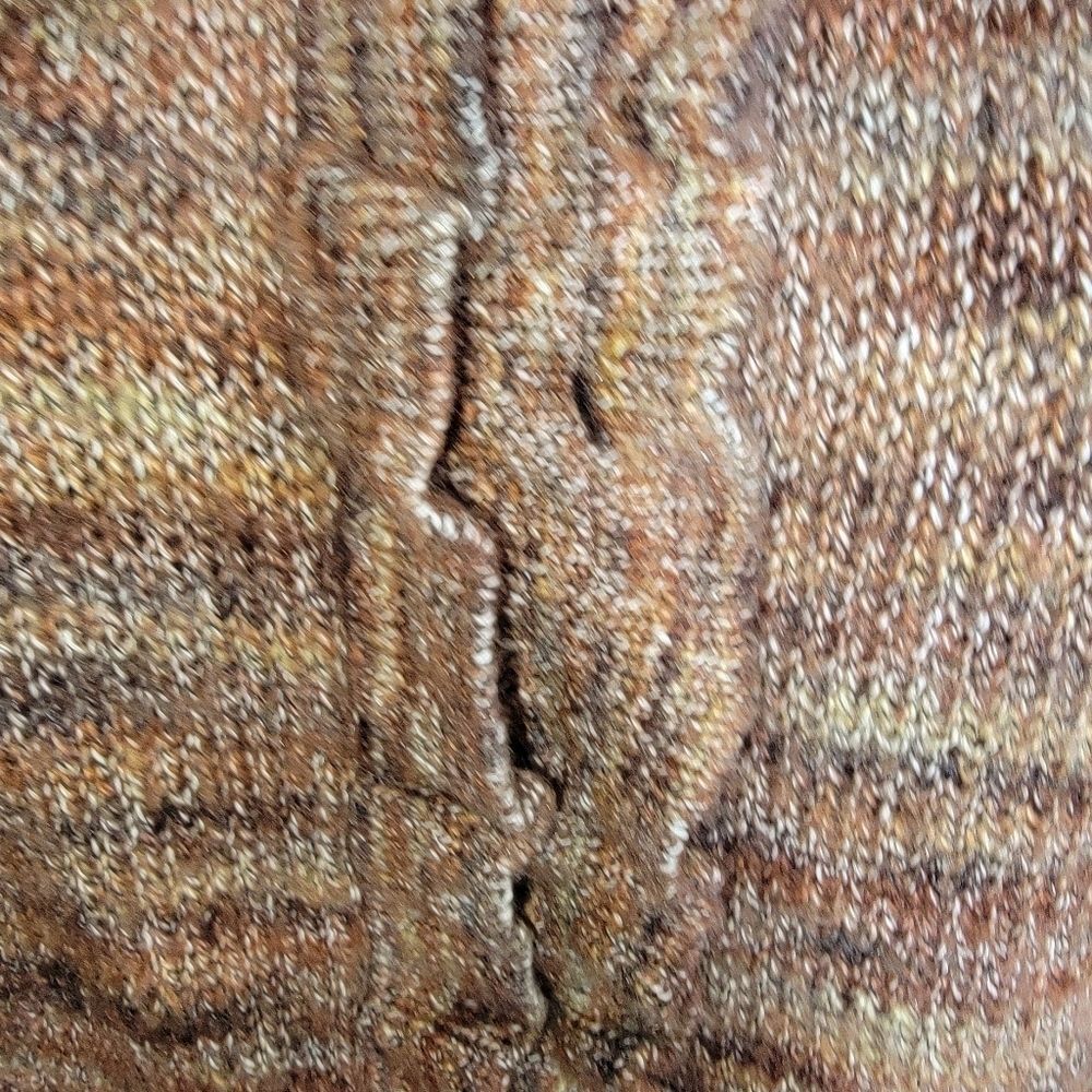 Ruby Rd. Ruffle neck cardigan sweater size XL - Picture 7 of 7